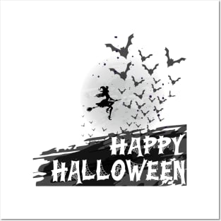 Happy Halloween tee design birthday gift graphic Posters and Art